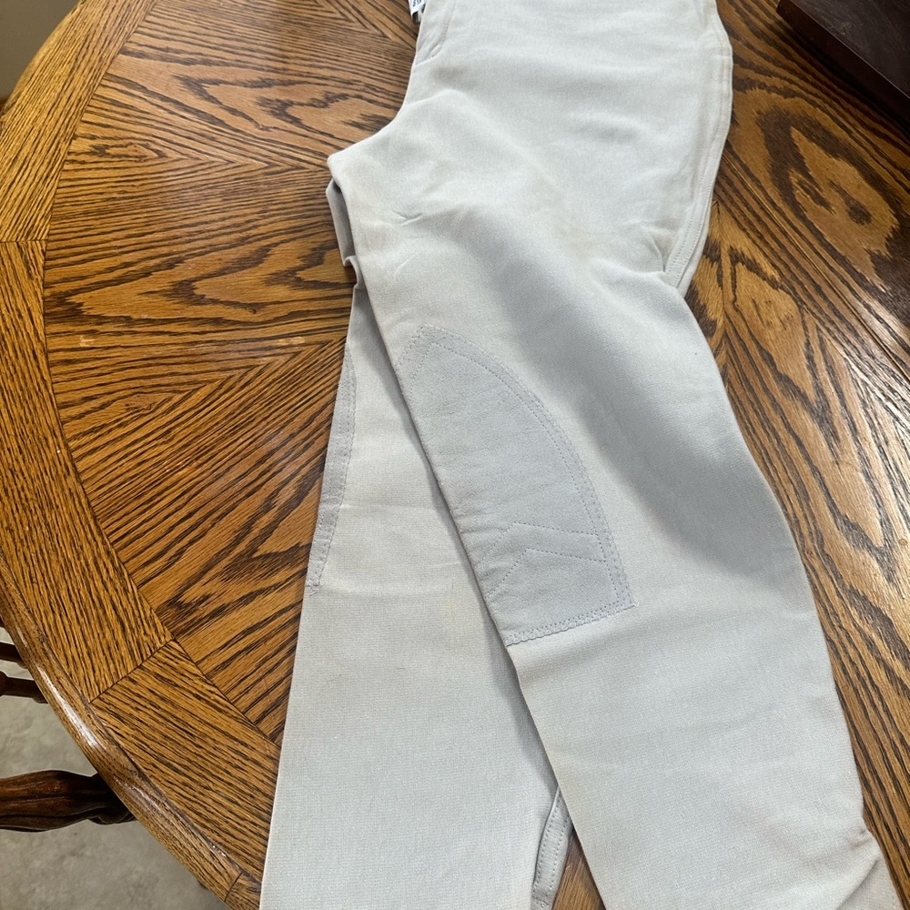 Devon-Aire Mens Light Gray Riding Pants - Picture 6 of 6